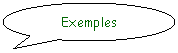 Bulle ronde: Exemples
